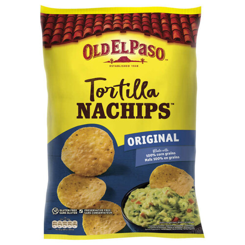 Old El Paso Tortilla chips crunchy nachips original 300g