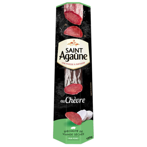 Saint Agaûne édition limitée viande séchée au chèvre 120g