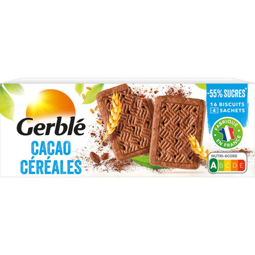 Gerblé Biscuit Cacao Céréal 160g