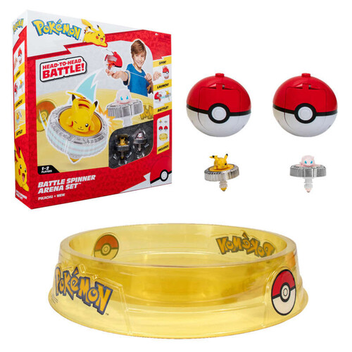 Bandai Pokemon Arène et 2 spinners