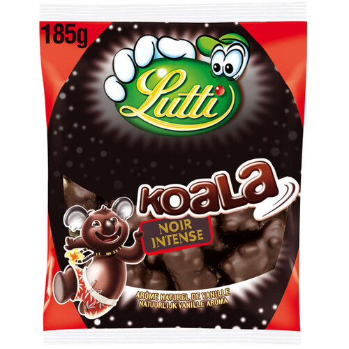 Lutti koala guimauve chocolat noir 185g