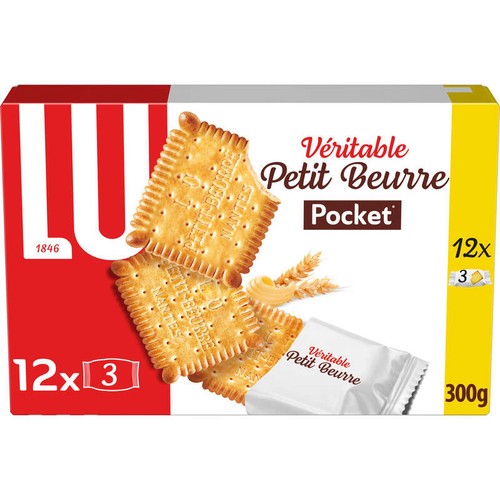 Lu Véritable Petit Beurre Biscuits Pocket 300g