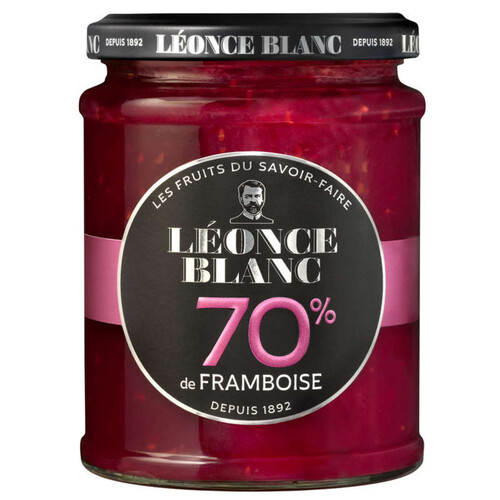 Léonce Blanc Confiture de Framboises 70% 320g