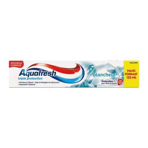 Aquafresh Dentifrice Triple Protection Blancheur 125ml