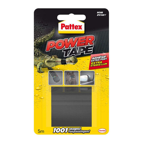 Pattex Adhésif Power Tape Noir 5M
