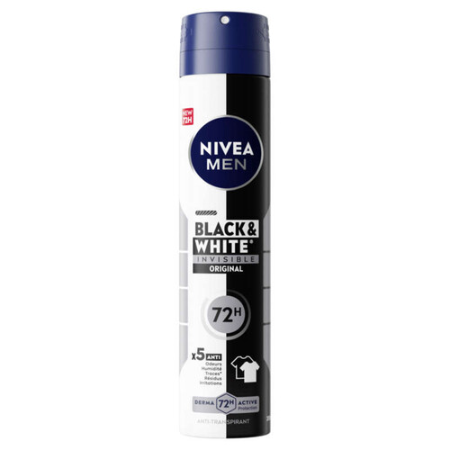 Nivea Men déodorant black and white 48h 200ml