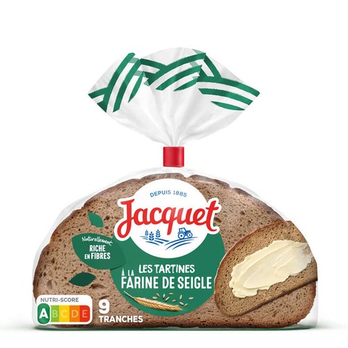 Jacquet Fines Tartines au Seigle 500g