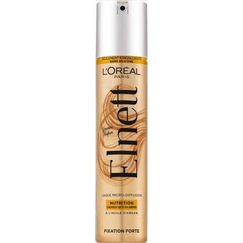 Elnett Laque Cheveux Micro-Diffusion Nutrition à l'Huile d'Argan 200ml