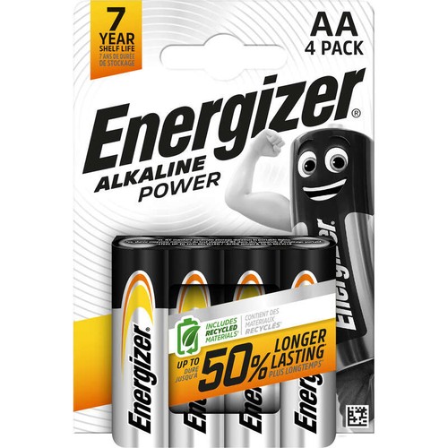Energizer 4 Piles Lr06/Aa Alkaline Power
