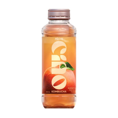Ciao Kombucha Saveur Pêche 33cl