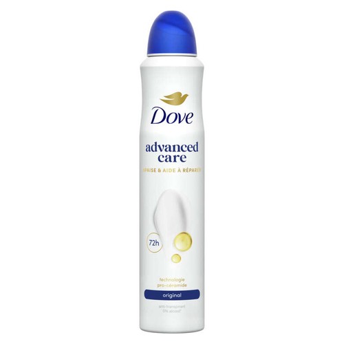 Dove Déodorant Spray Anti-Transpirant Semi-compressé Original 200ml