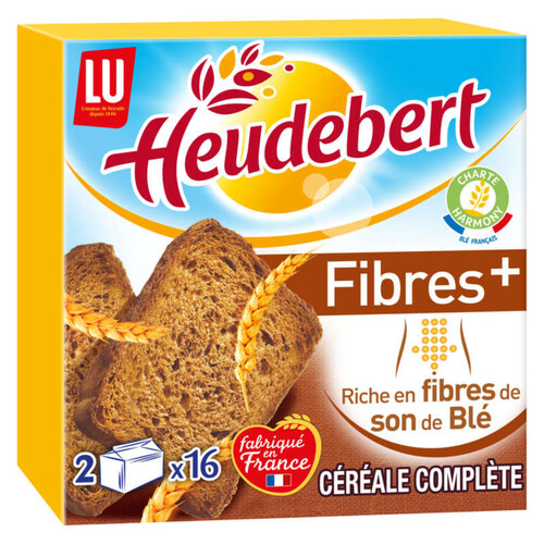 Lu Heudebert Biscottes Fibre + 280g