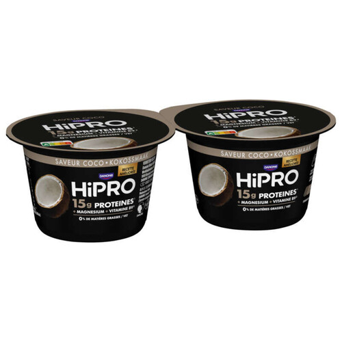 Hipro Yaourt coco protéiné 0%mg 2x160g