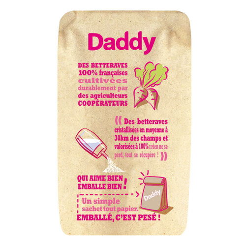 Daddy Sucre en Poudre en Sachet 600g