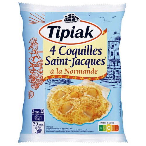 Tipiak Coquilles Saint-Jacques x4 90g