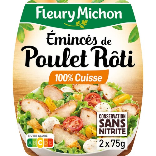 Fleury Michon Émincés De Poulet Rôti 2x75g