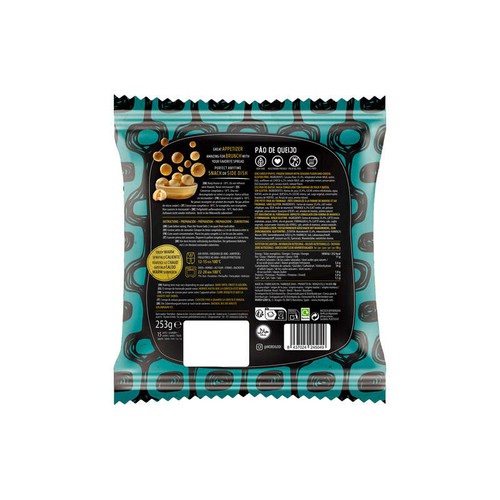 Mordi Godi Pão de queijo Snacking brésilien à la farine de manioc et au fromage 253g