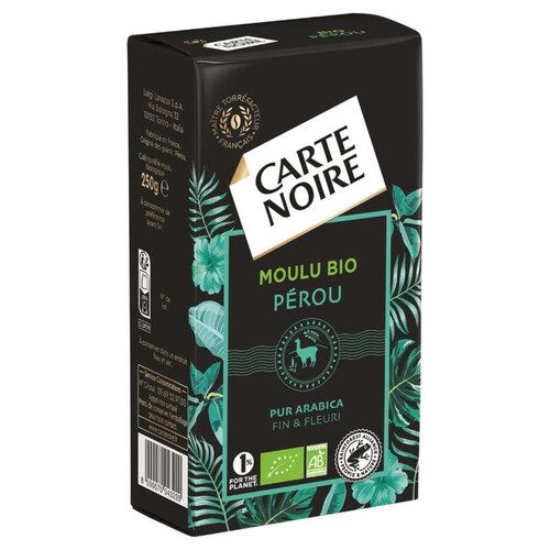 CARTE NOIRE - Café Grain Carte Noire Bio - Café Bio 100 % Arabica 1 Kg