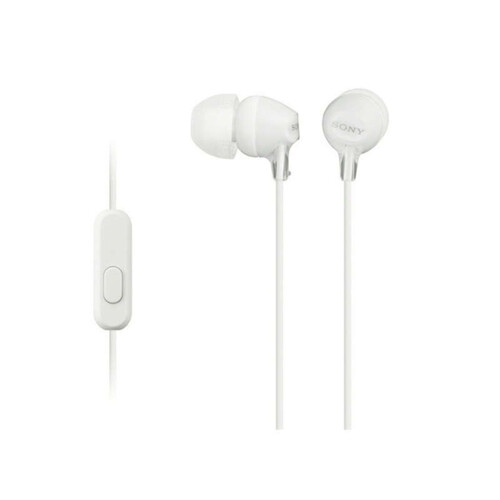 Sony Ecouteurs Intra-Auriculaires Mdr-Ex15Ap Blancs