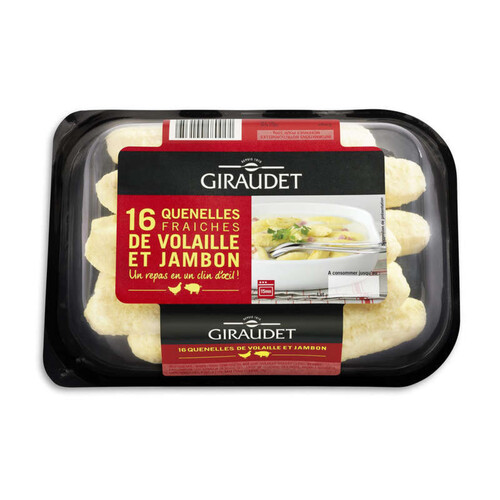 Giraudet Quenelles volaille jambon giraudet 16x20g