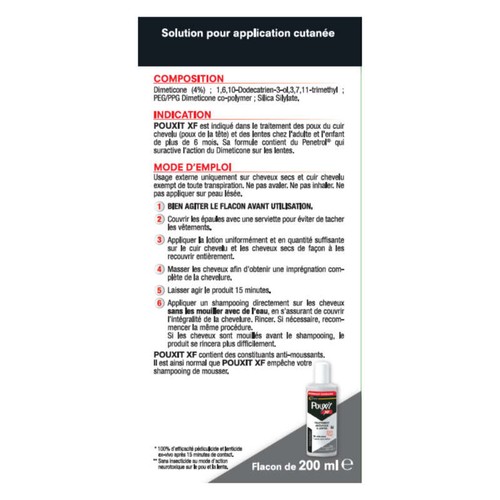 Pouxit XF Lotion Traitement Anti-Poux et Lentes 200ml
