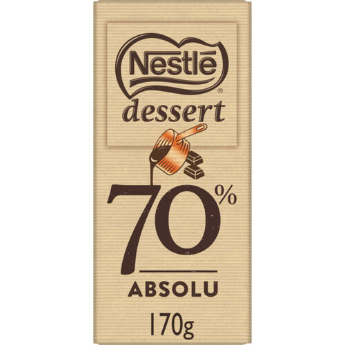 Nestlé Dessert Tablette Chocolat Noir Absolu 170g