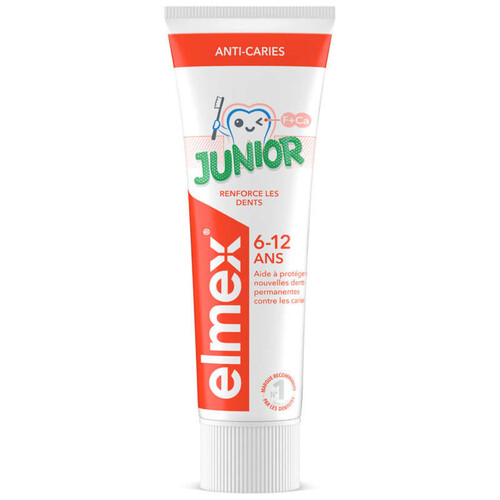 Elmex Kids Dentifrice Anti-Caries 6-12 ans 75ml