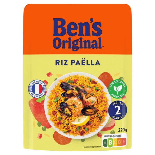 Ben's Original Riz paëlla micro-ondable 220g