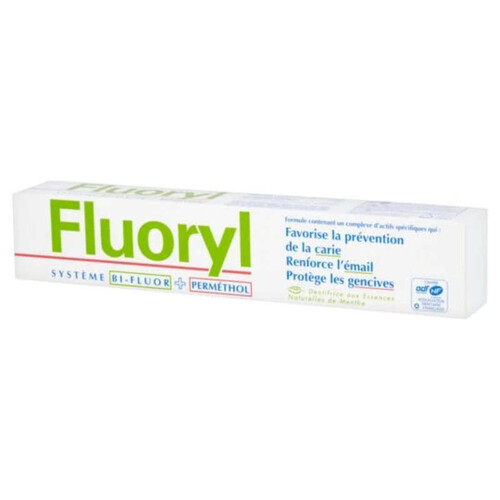 Fluoryl Dentifrice Aux Essences Naturelles De Menthe 75Ml
