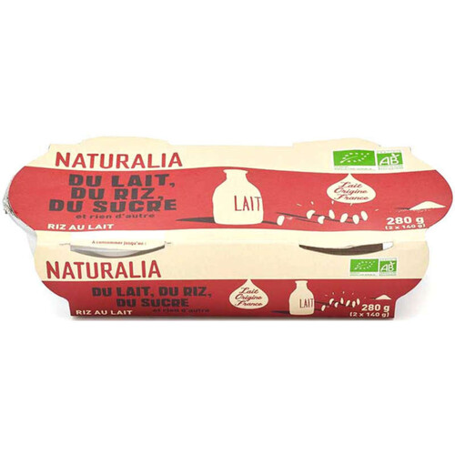 Naturalia Riz au Lait 2*140g