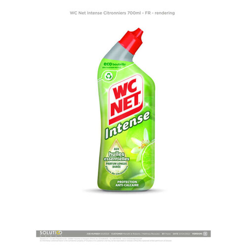 Wc Net Gel Intense Protection Anticalcaire Fleurs de Citronnier 700ml