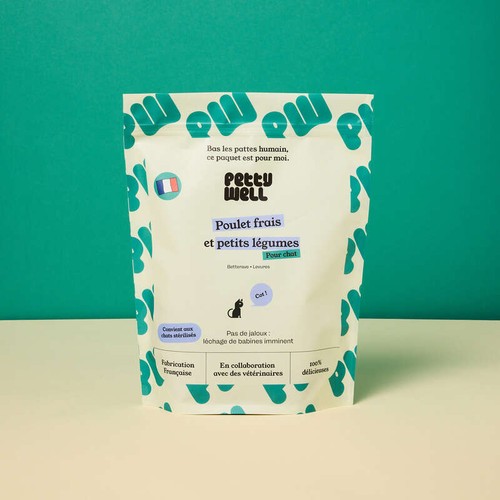 Petty Well Croquettes Poulet pour Chat 1kg