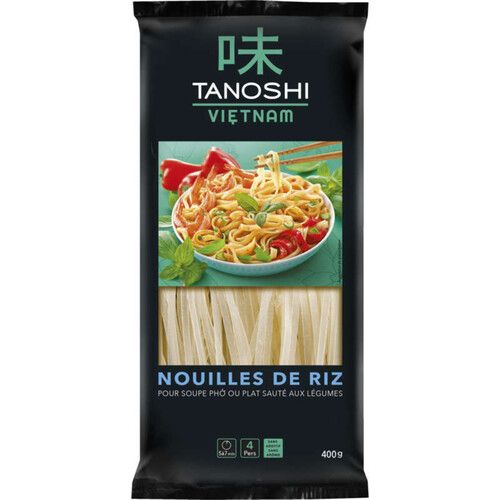 Tanoshi nouille de riz sèches 400g