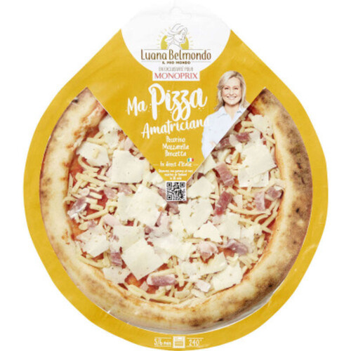 Luana Belmondo x Monoprix Ma Pizza Amatriciana 410g