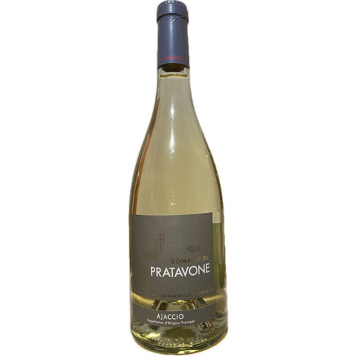 Domaine de Pratavone Ajaccio Vin blanc Aop 75cl