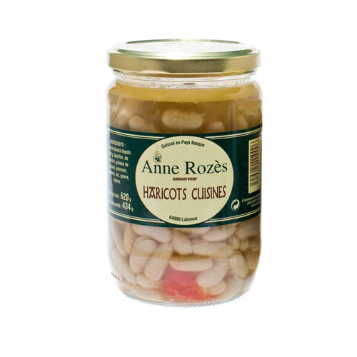 Anne Rozès haricots cuisinés à la graisse de canard 637g
