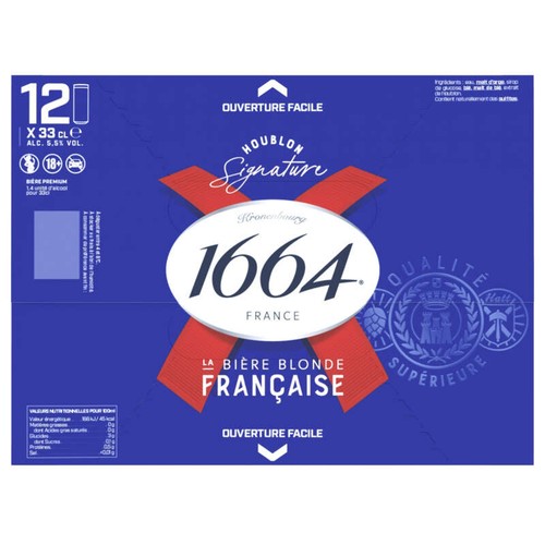 1664 Bière Blonde 12x33cl