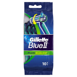 Gillette Rasoirs Jetables Blue Ii Plus Slalom X10.