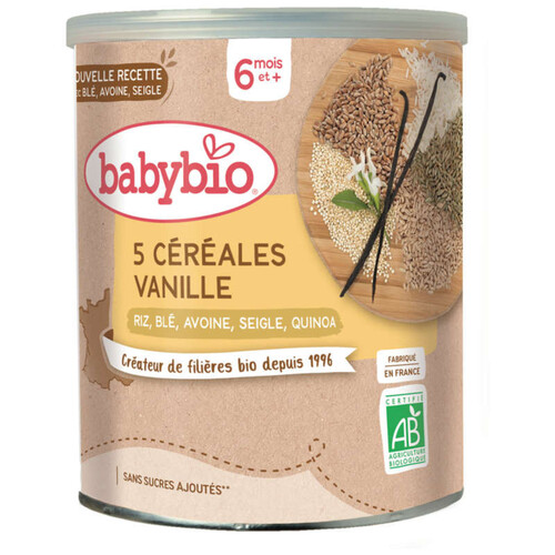 [Par Naturalia]  Babybio Céréales Vanille avec Quinoa 220g