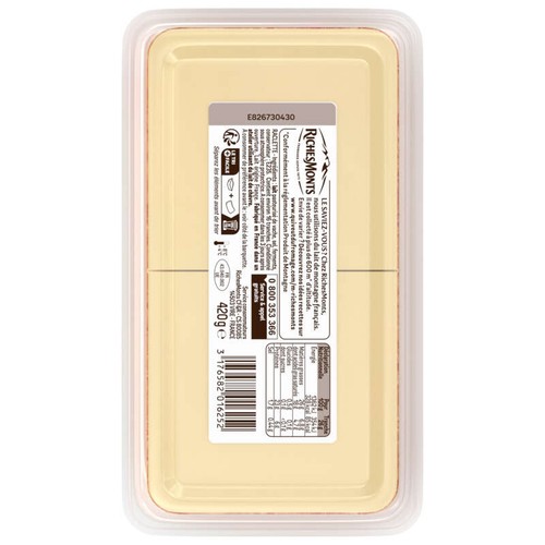 RichesMonts La Raclette Fromage Classique 420g