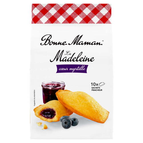 Bonne Maman 12 Madeleines Myrtille 300 G