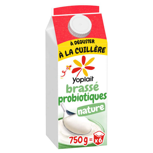 Yaourt en Brique Yoplait Probiotiques Nature 750g