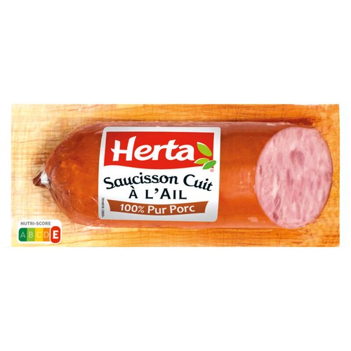 Herta Saucisson cuit à l'ail 300g
