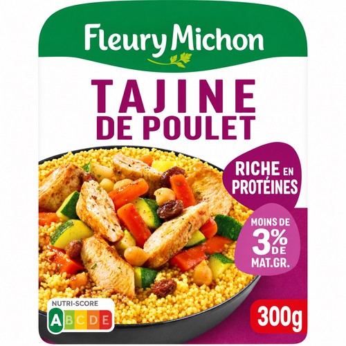 Fleury Michon Tajine poulet semoule & petits légumes 300g