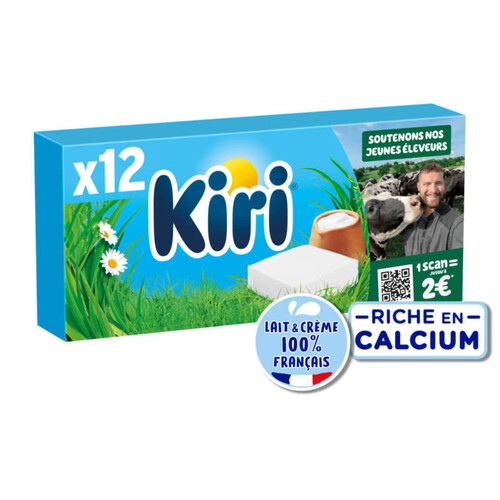 Fromage en portions Kiri Crème 12 portions 216g