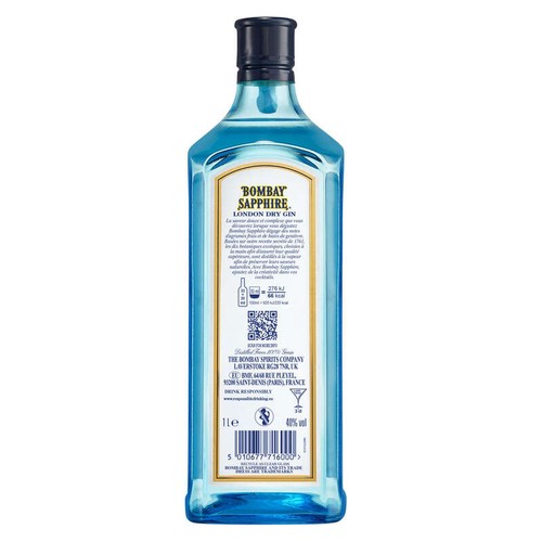 Bombay Gin Sapphire 40° vol. 100cl