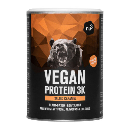 Nu3 vegan protein 3k salted caramel 500g