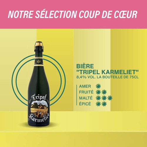 Triple Karmeliet Bière Tripel 75cl
