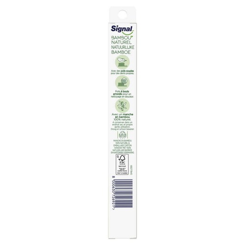 Signal Brosse À Dents Souple Bambou