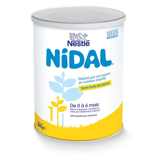 Nestlé Lait en Poudre 1er Âge, de 0 à 6 Mois 800g